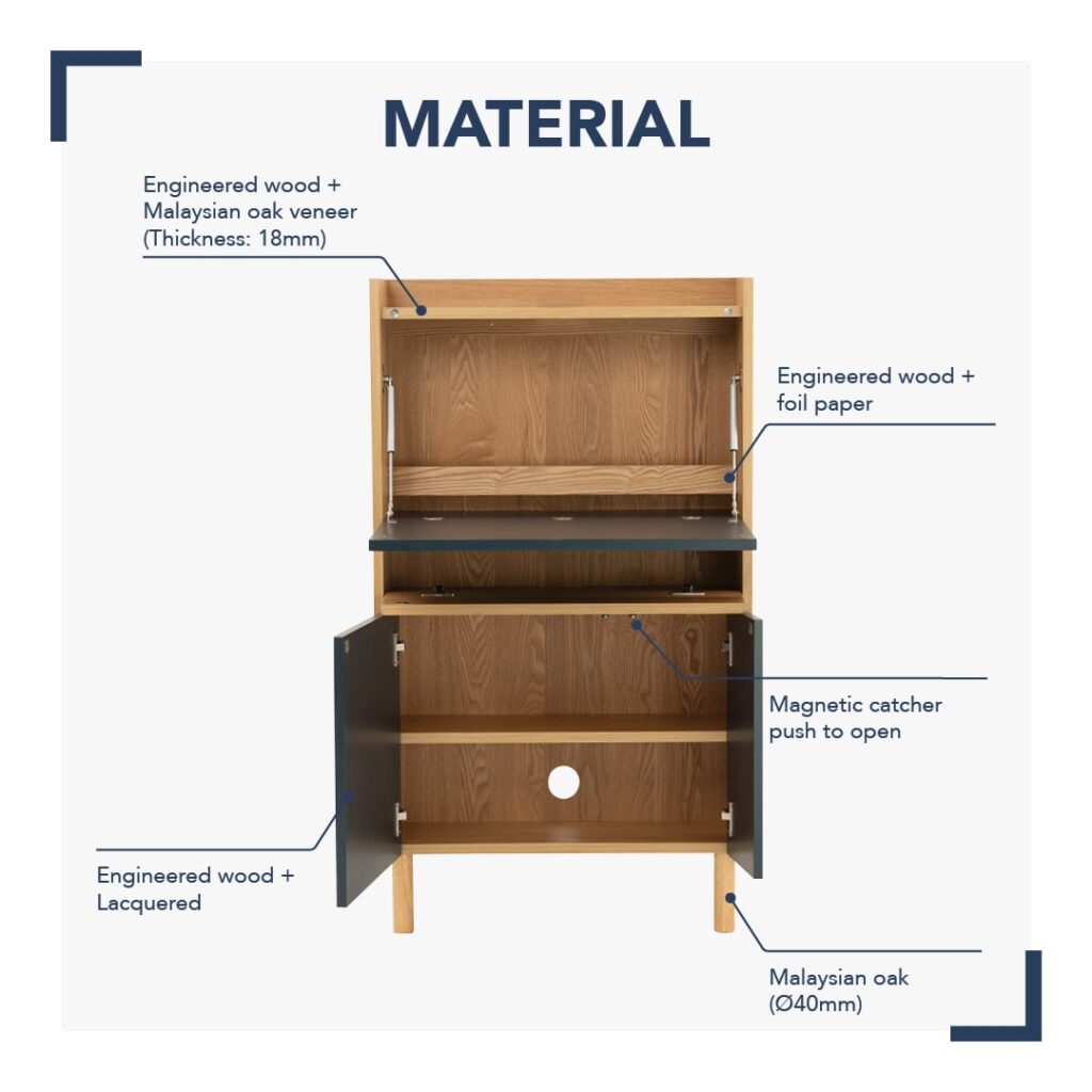 Barton Working Desk 0.7m