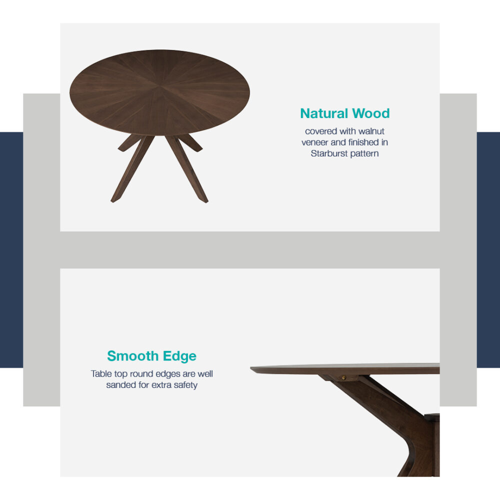 Conan Round Dining Table 1.2m
