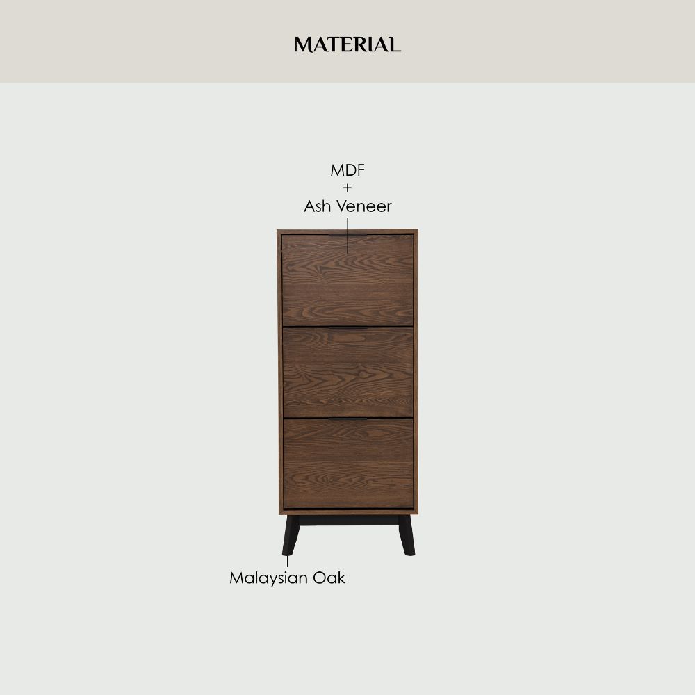 Malton 3 Door Shoe Cabinet