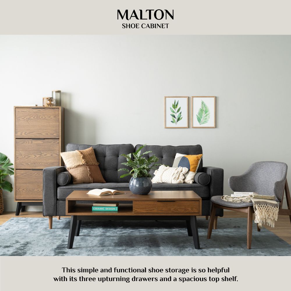 Malton 3 Door Shoe Cabinet