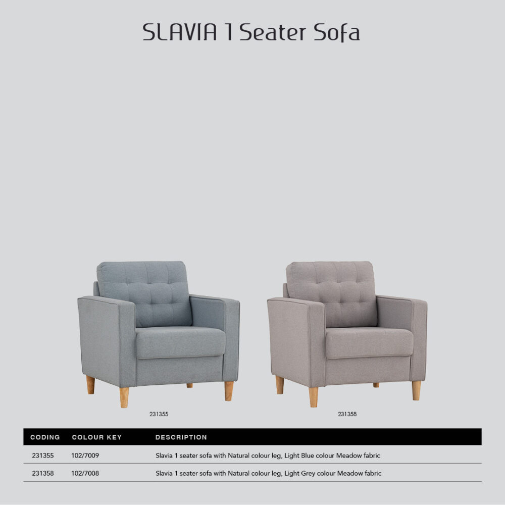 Slavia Sofa 1-Seater