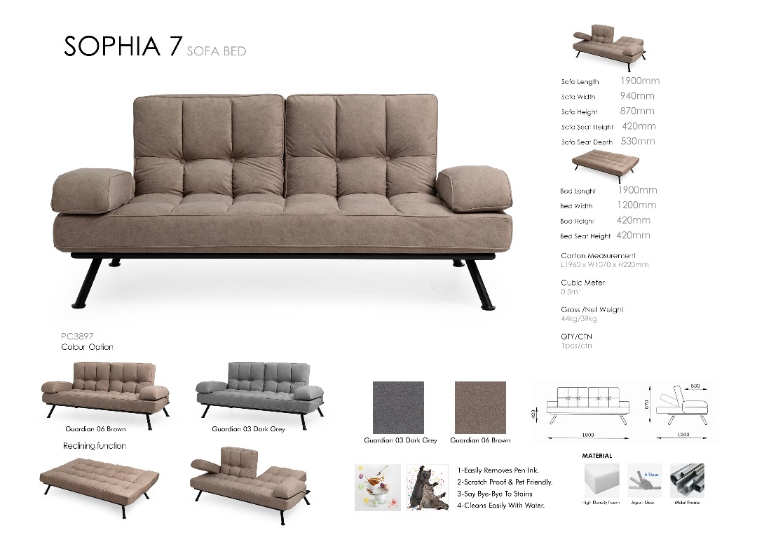 Sophia 7 Sofa Bed Sophia 7 Sofa Bed