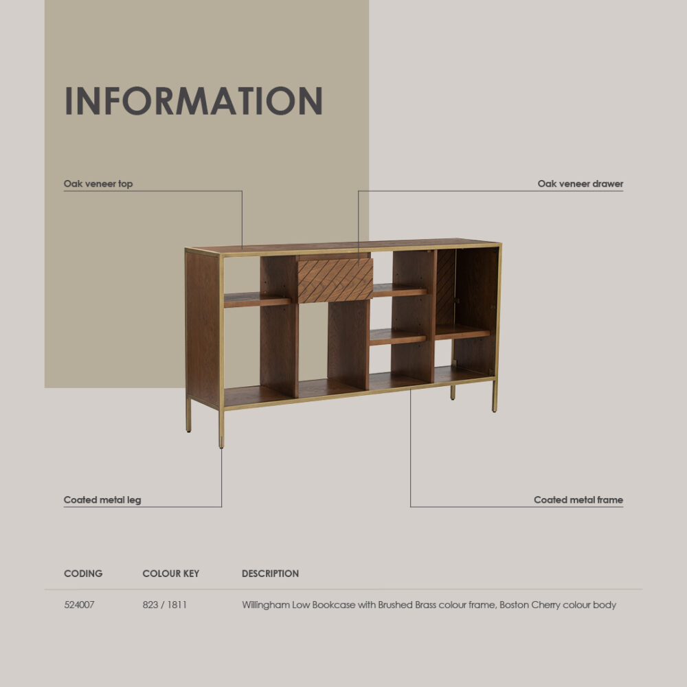 Willingham Low Bookcase