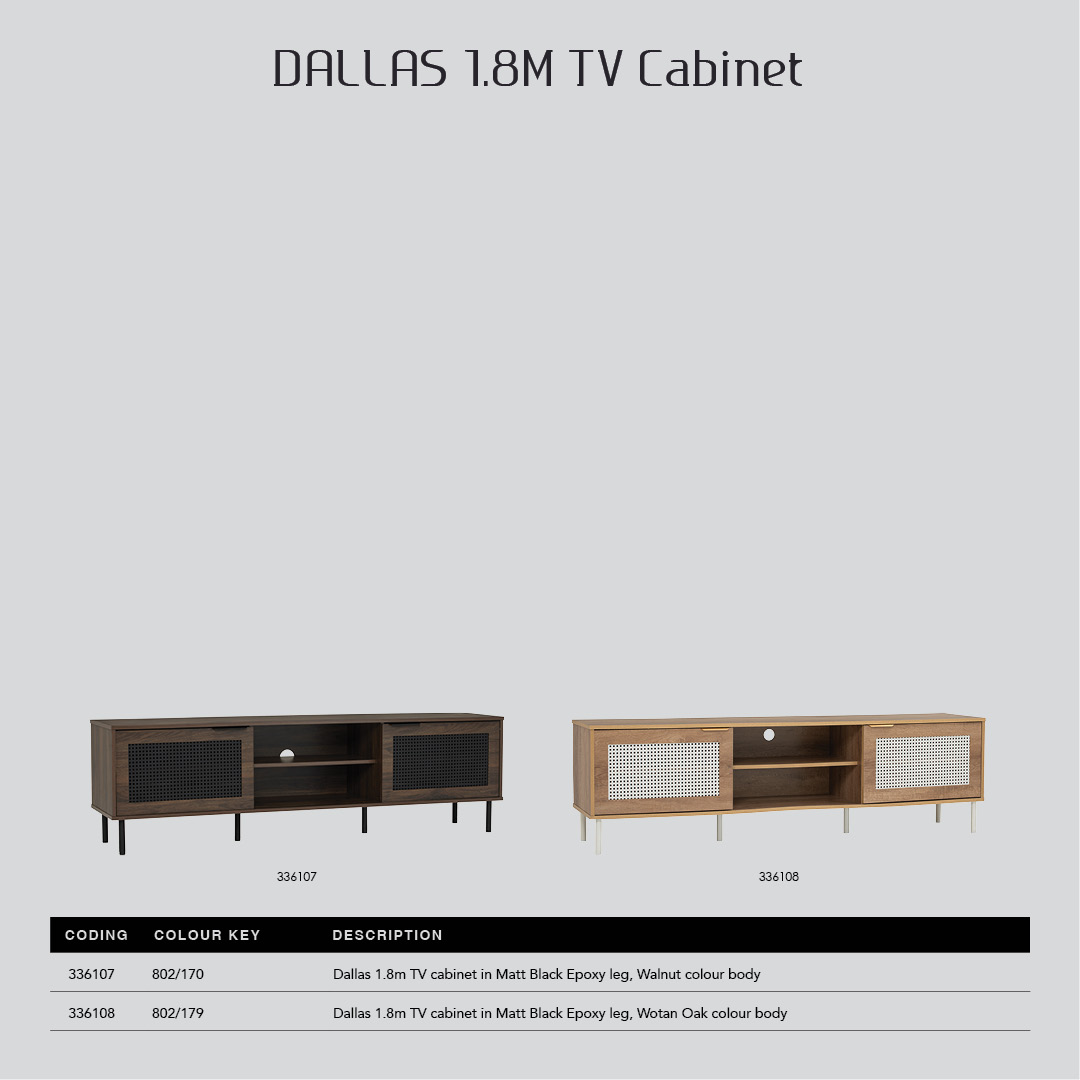 Dallas TV Cabinet 1.8m