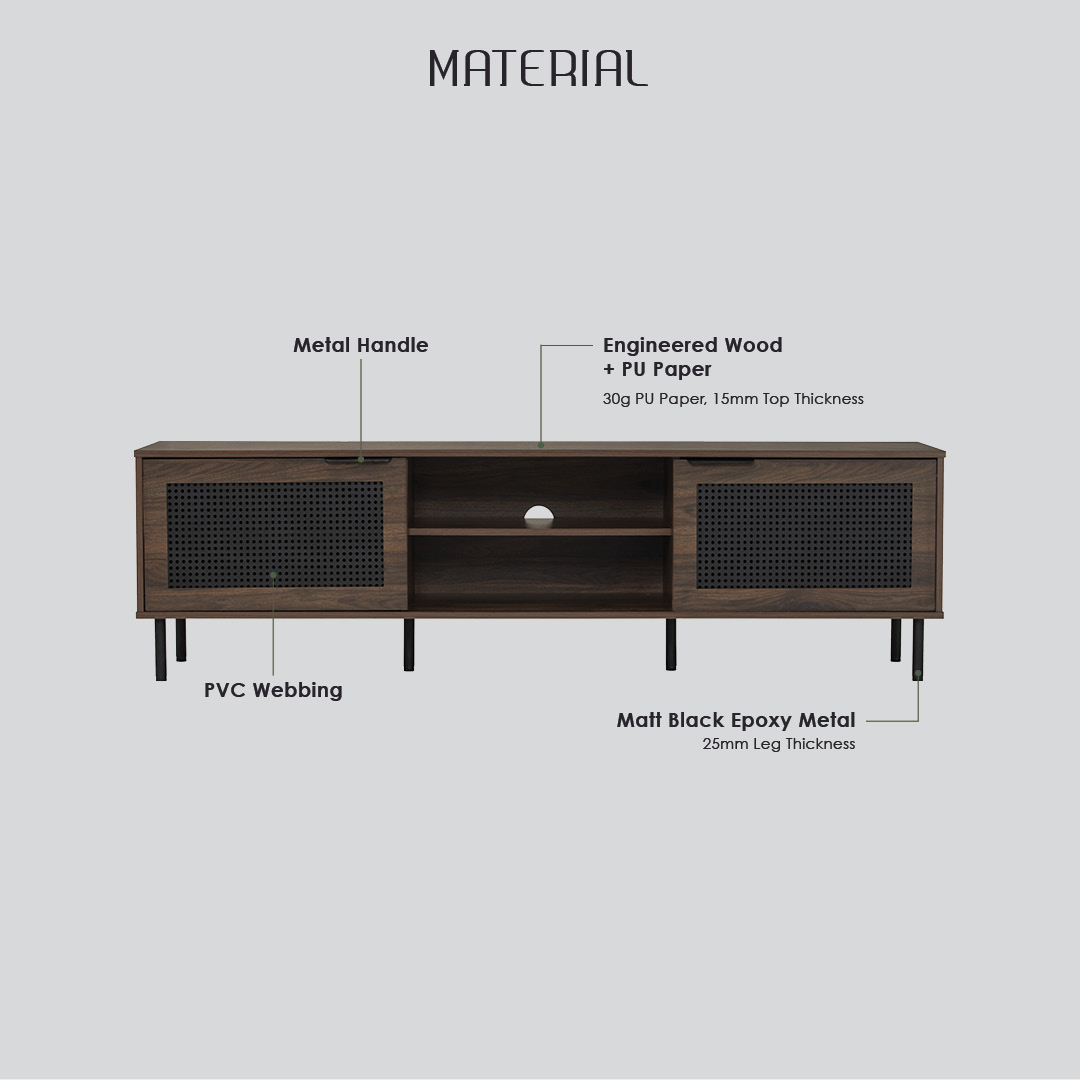 Dallas TV Cabinet 1.8m