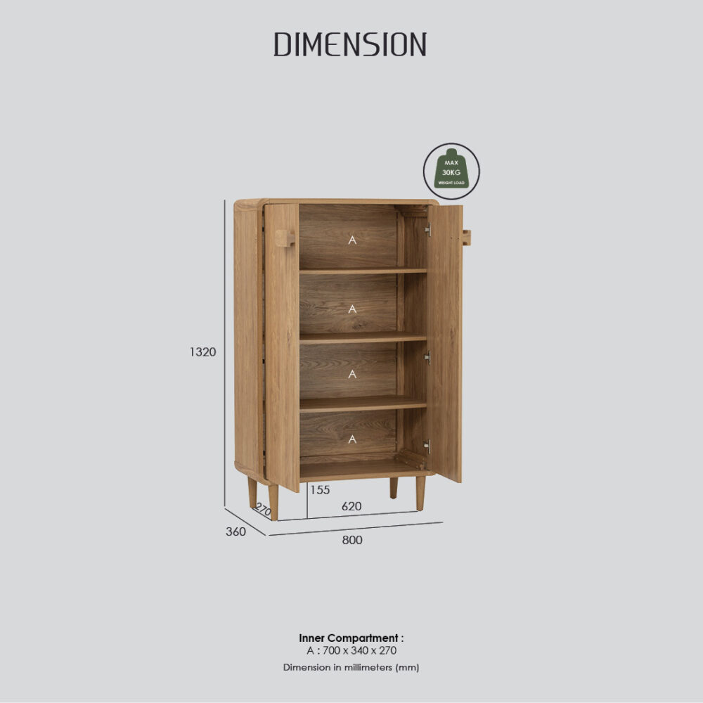 Lome Multi Function Cabinet