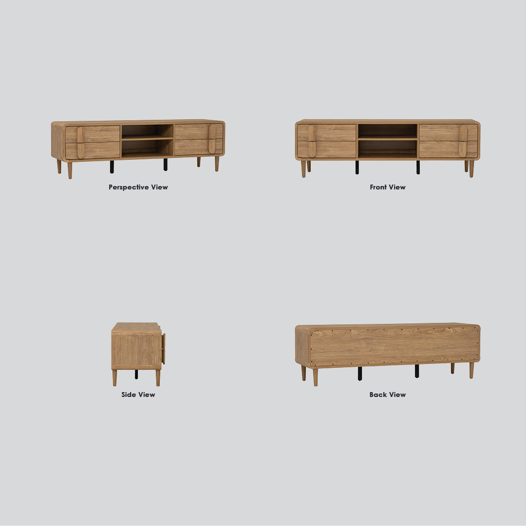 Lome TV Cabinet 1.65m