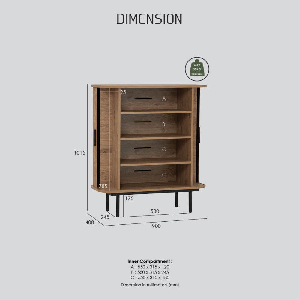 Malmo Multi Function Cabinet