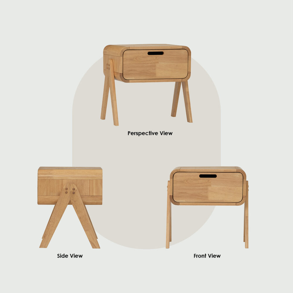 Angus Bedside Table