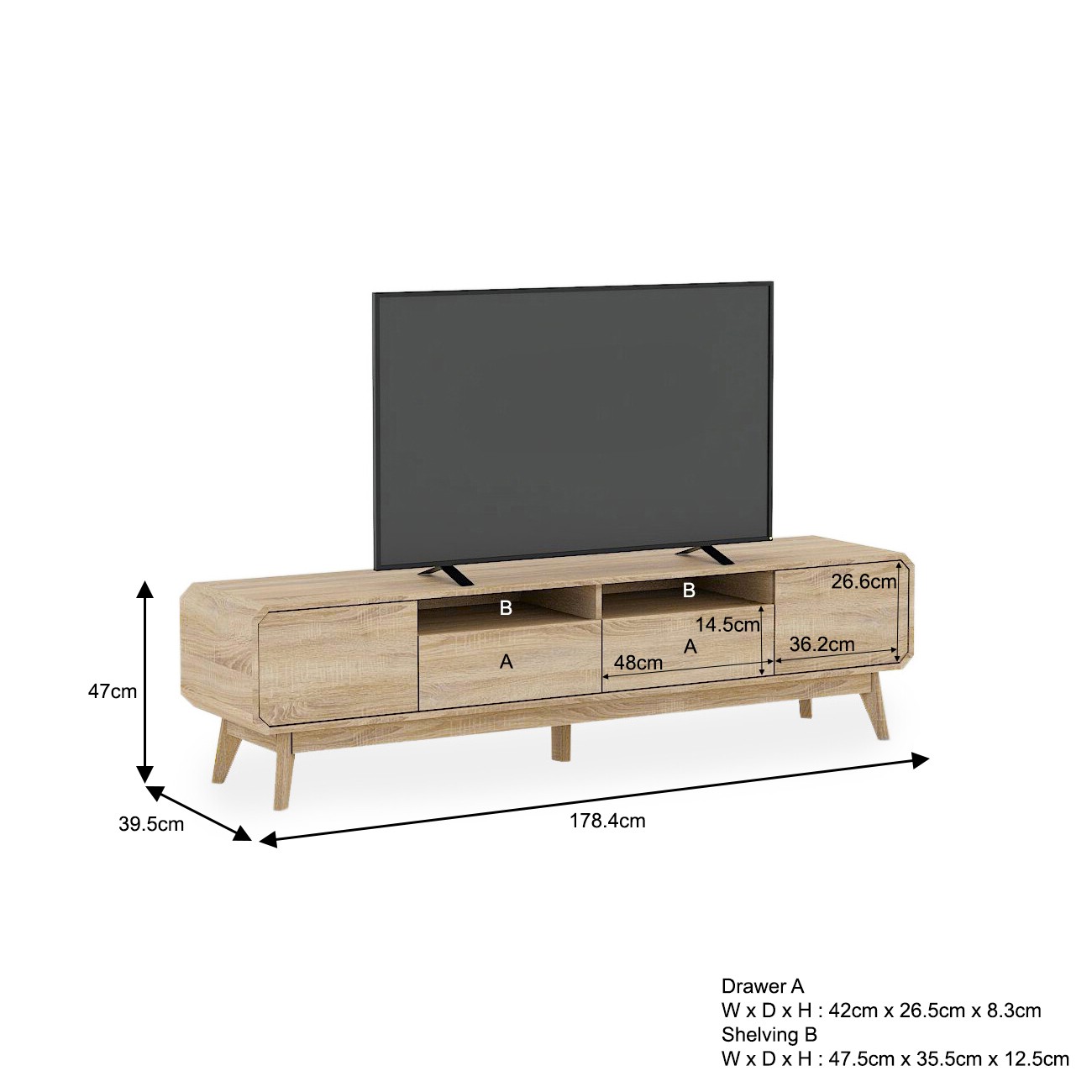 Gaylla TV Cabinet 1.8m