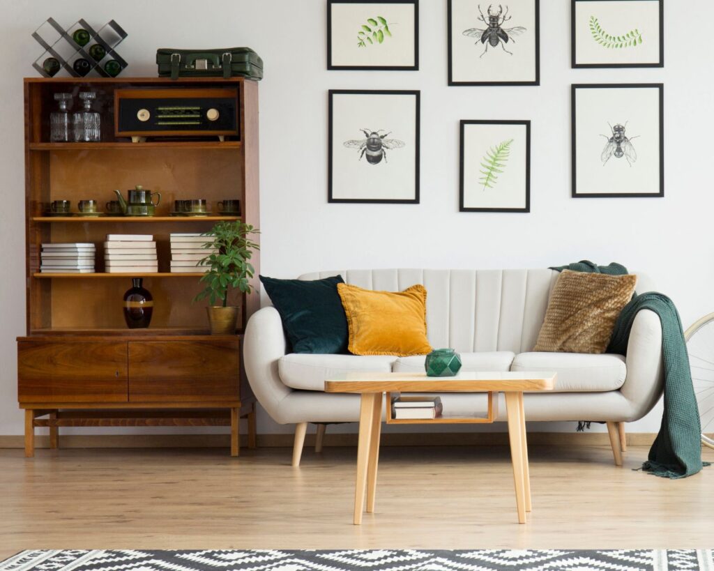 Color Combination with Wooden Furniture