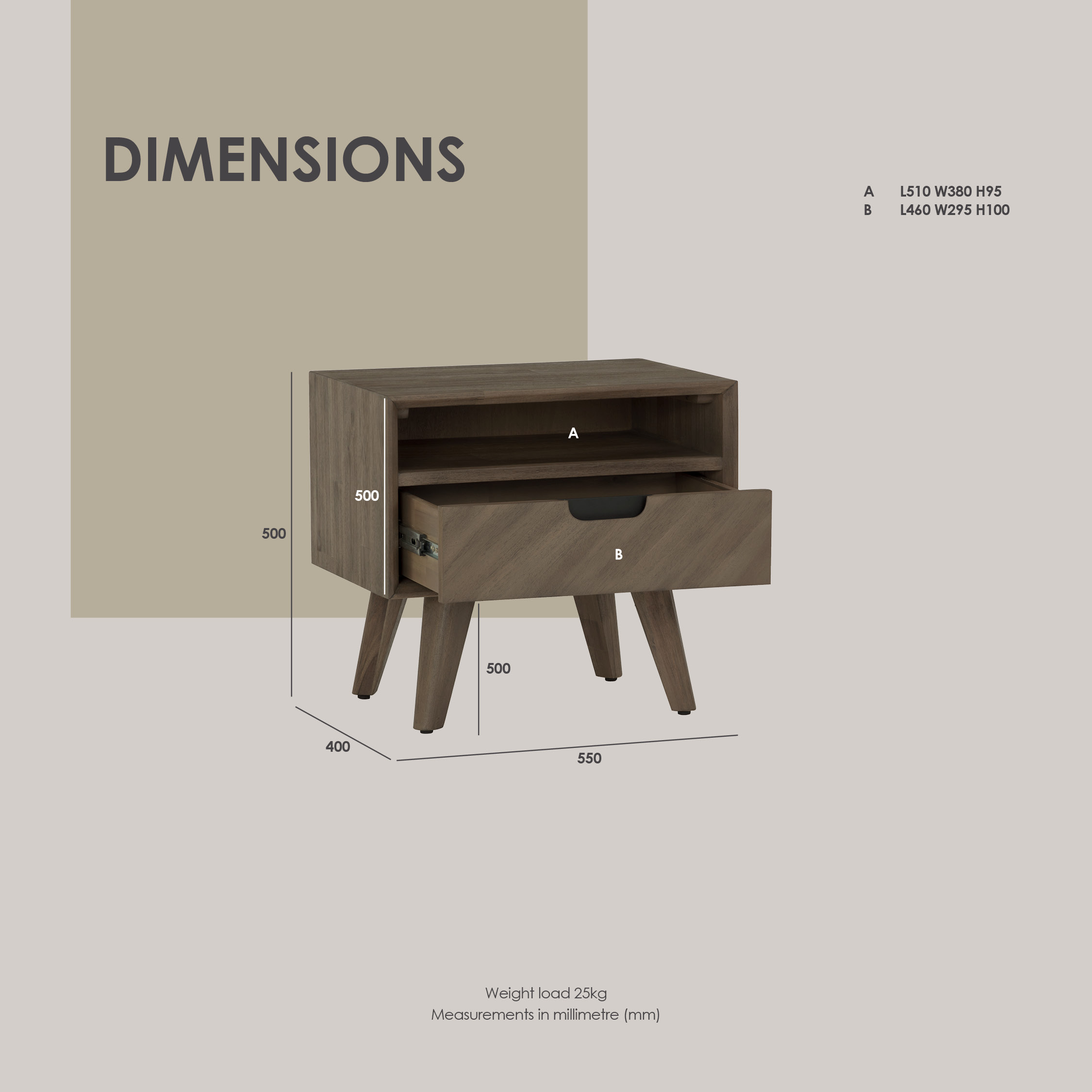 Toronto Bedside Table (Copy)