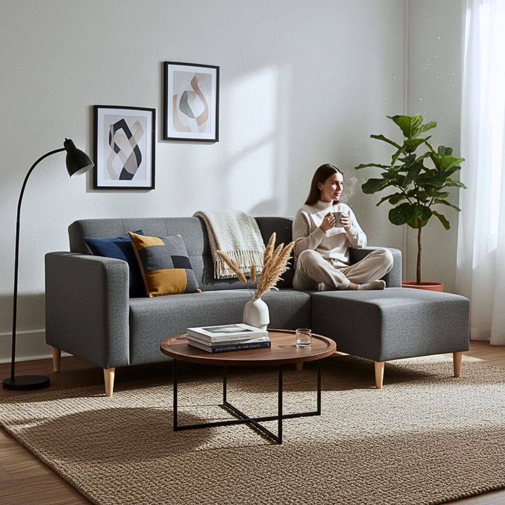 Rivanna L-Shape 3-Seater Sofa