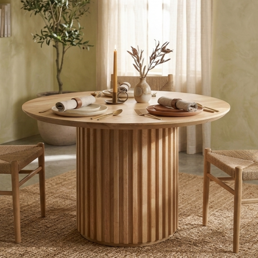 Muji Round Dining Table
