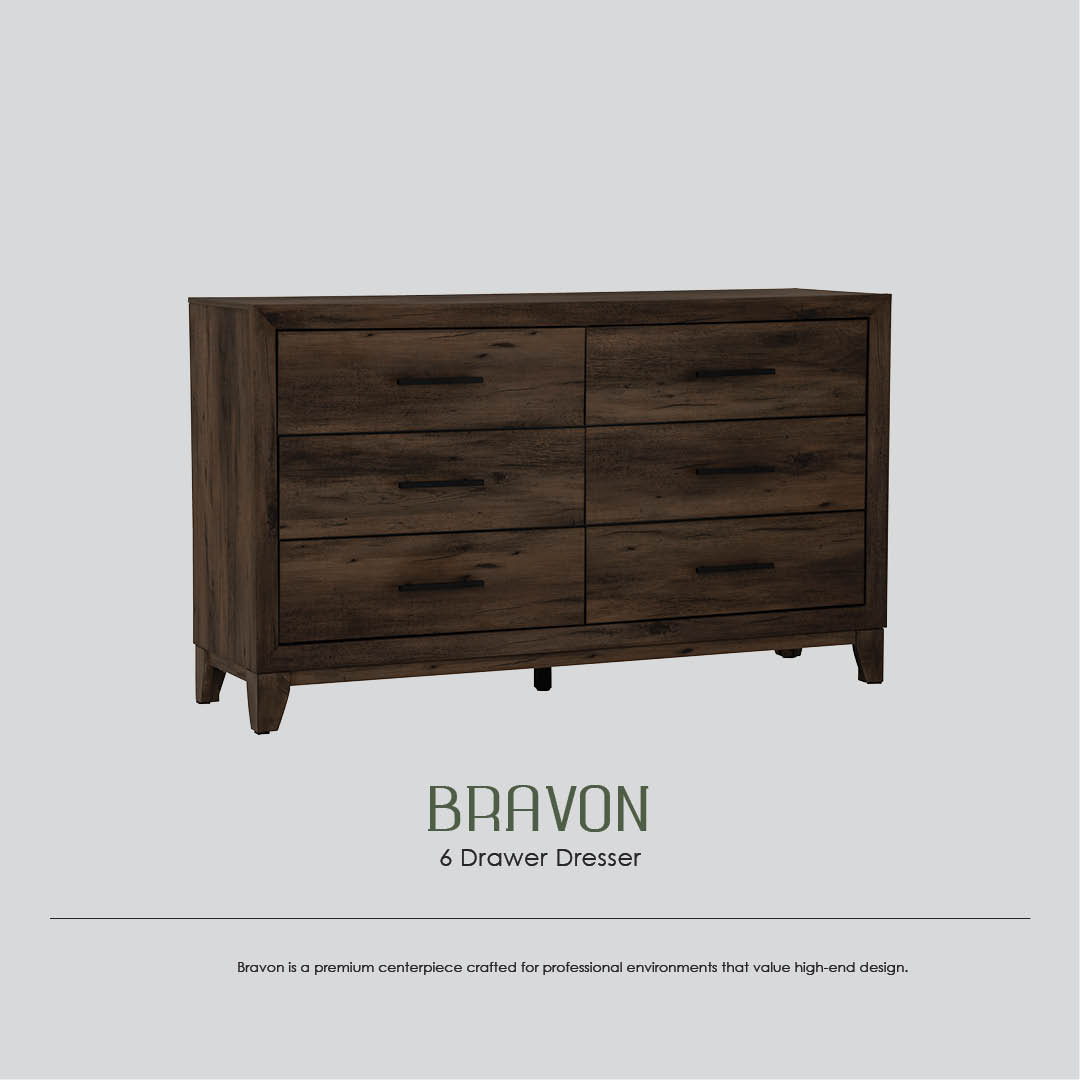 Bravon 6-Drawer Dresser Bravon 6-Drawer Dresser