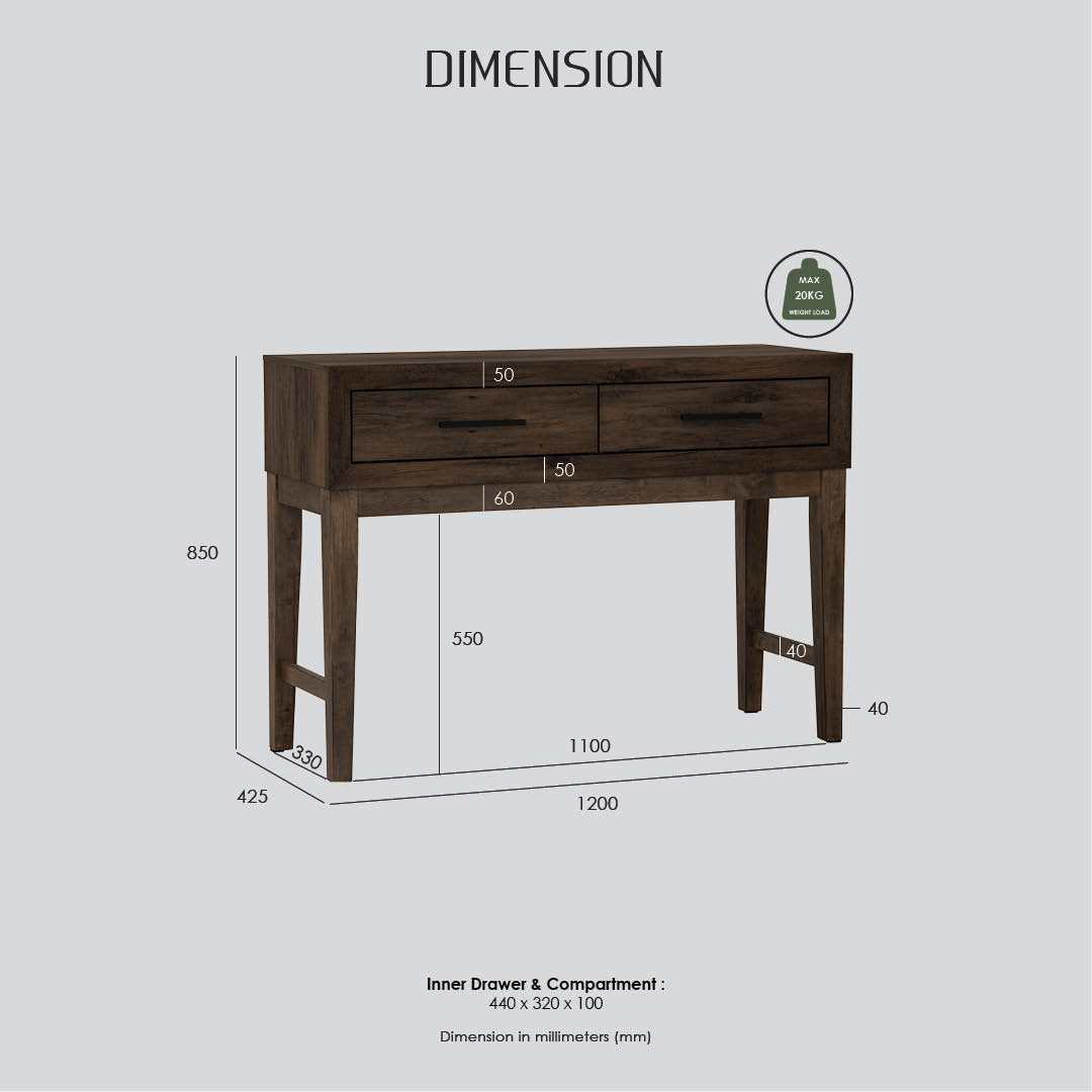 Bravon Console Table Bravon Console Table