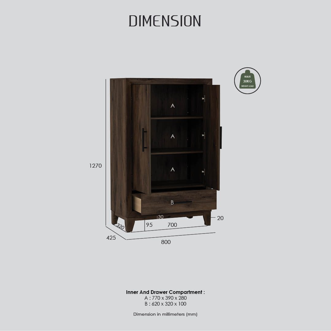 Bravon Multifunctional Cabinet