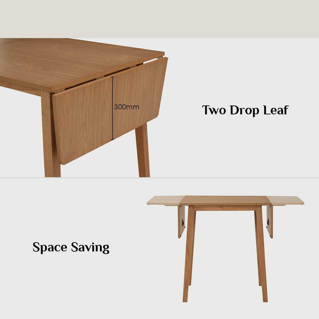 Claro Drop Leaf Counter Table 1.4m Claro Drop Leaf Counter Table 1.4m