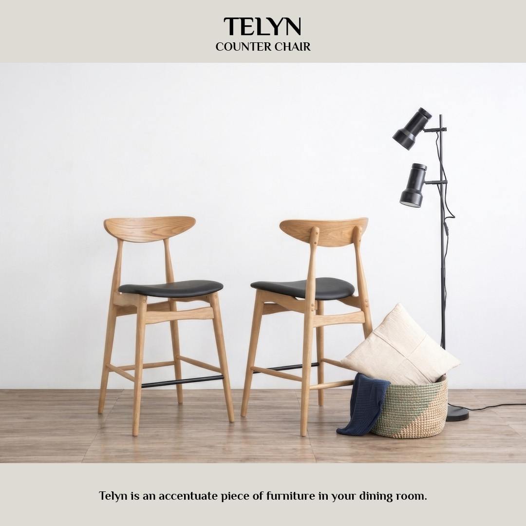 Telyn Counter Chair (Set of 2)