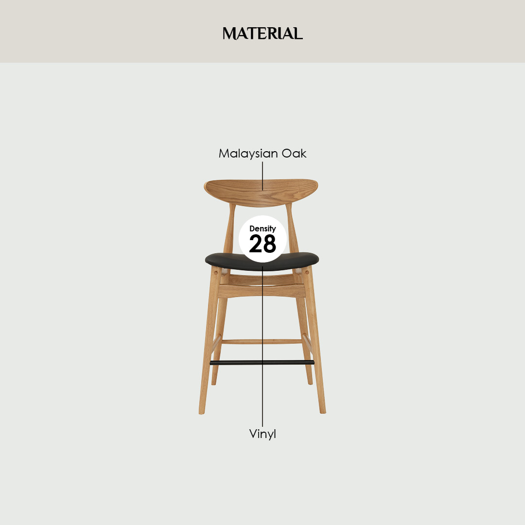 Telyn Counter Chair (Set of 2)