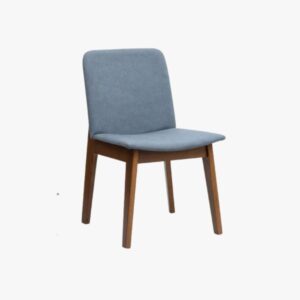 Icon III Dining Chair (Set of 2) - Fabric in Dark Grey Colour