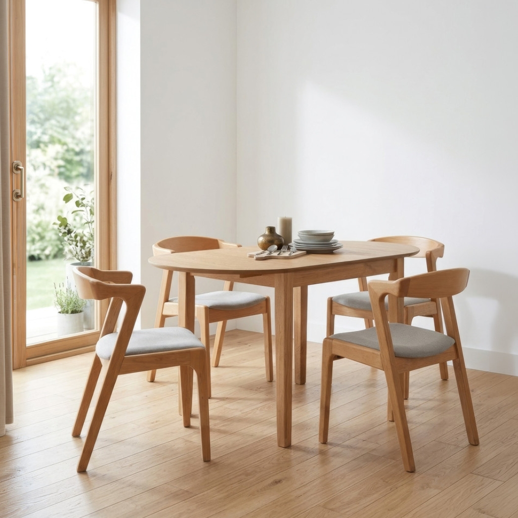 Doric Drop Leaf Dining Table 1.4m
