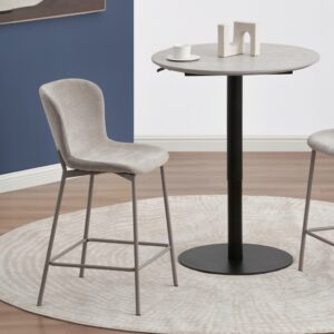 Nobi Adjustable Round Dining/Counter Table