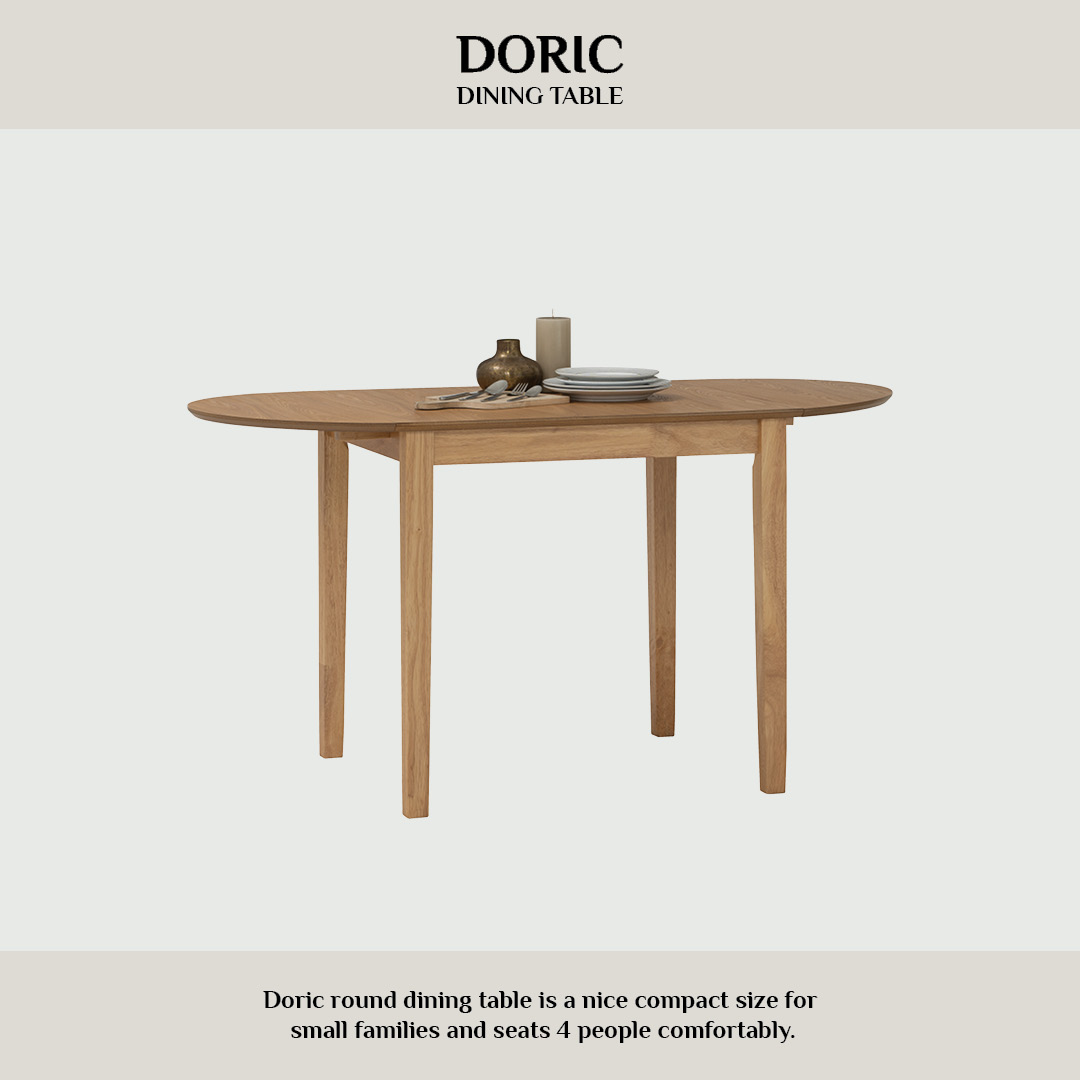 Doric Drop Leaf Dining Table 1.4m Doric Drop Leaf Dining Table 1.4m