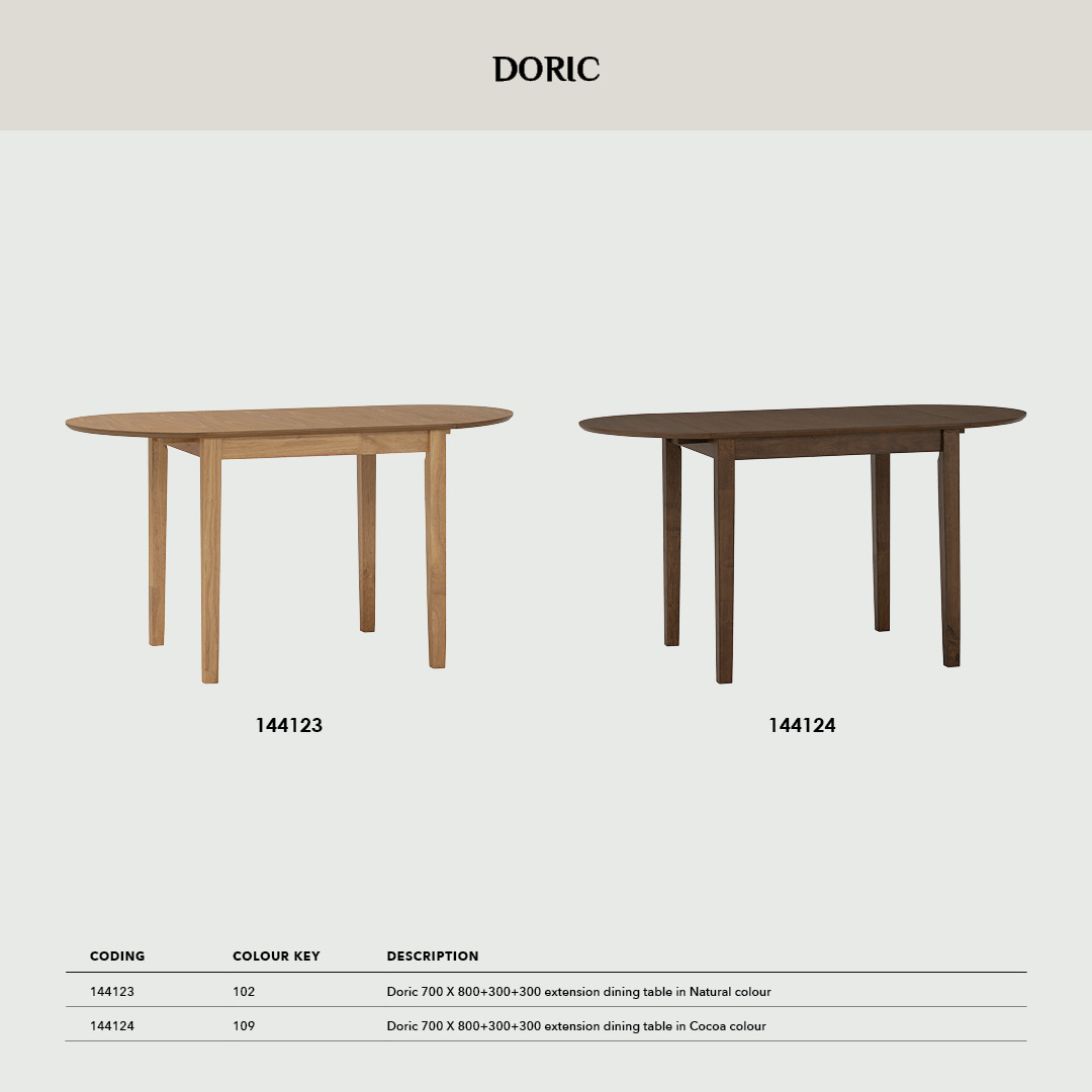 Doric Drop Leaf Dining Table 1.4m Doric Drop Leaf Dining Table 1.4m