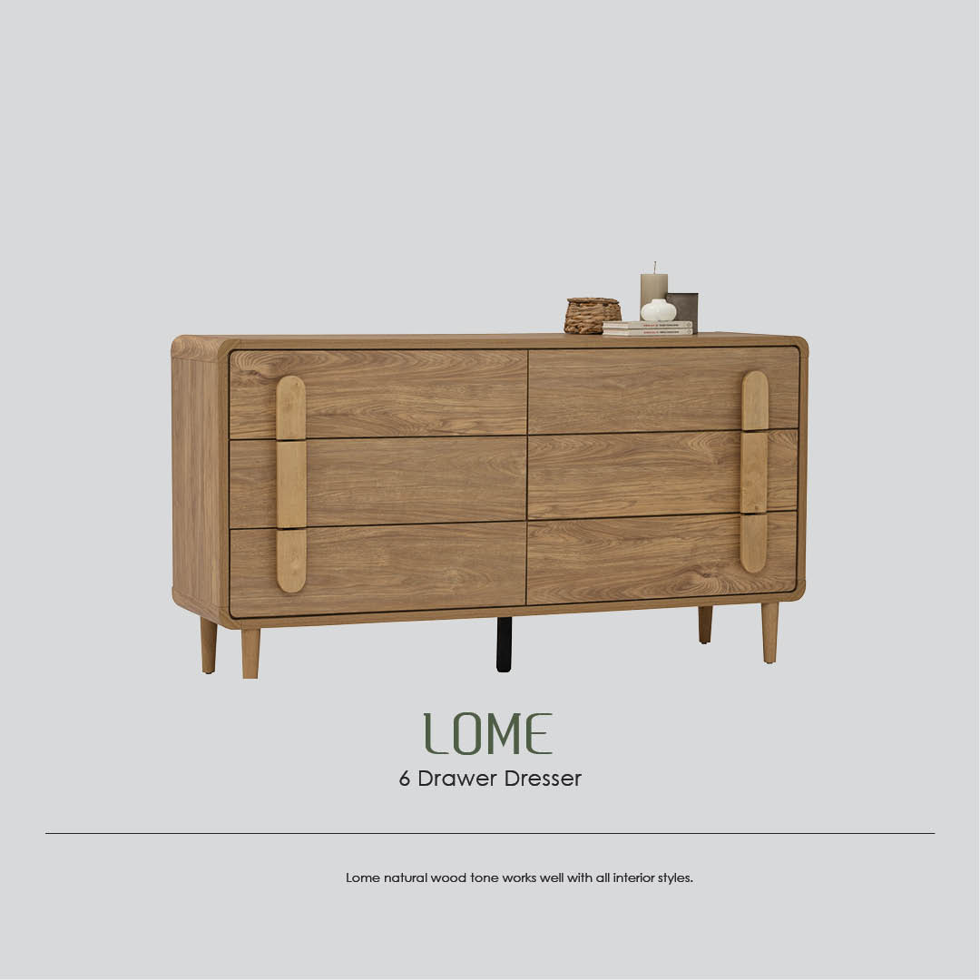 Lome 6-Drawer Dresser Lome 6-Drawer Dresser