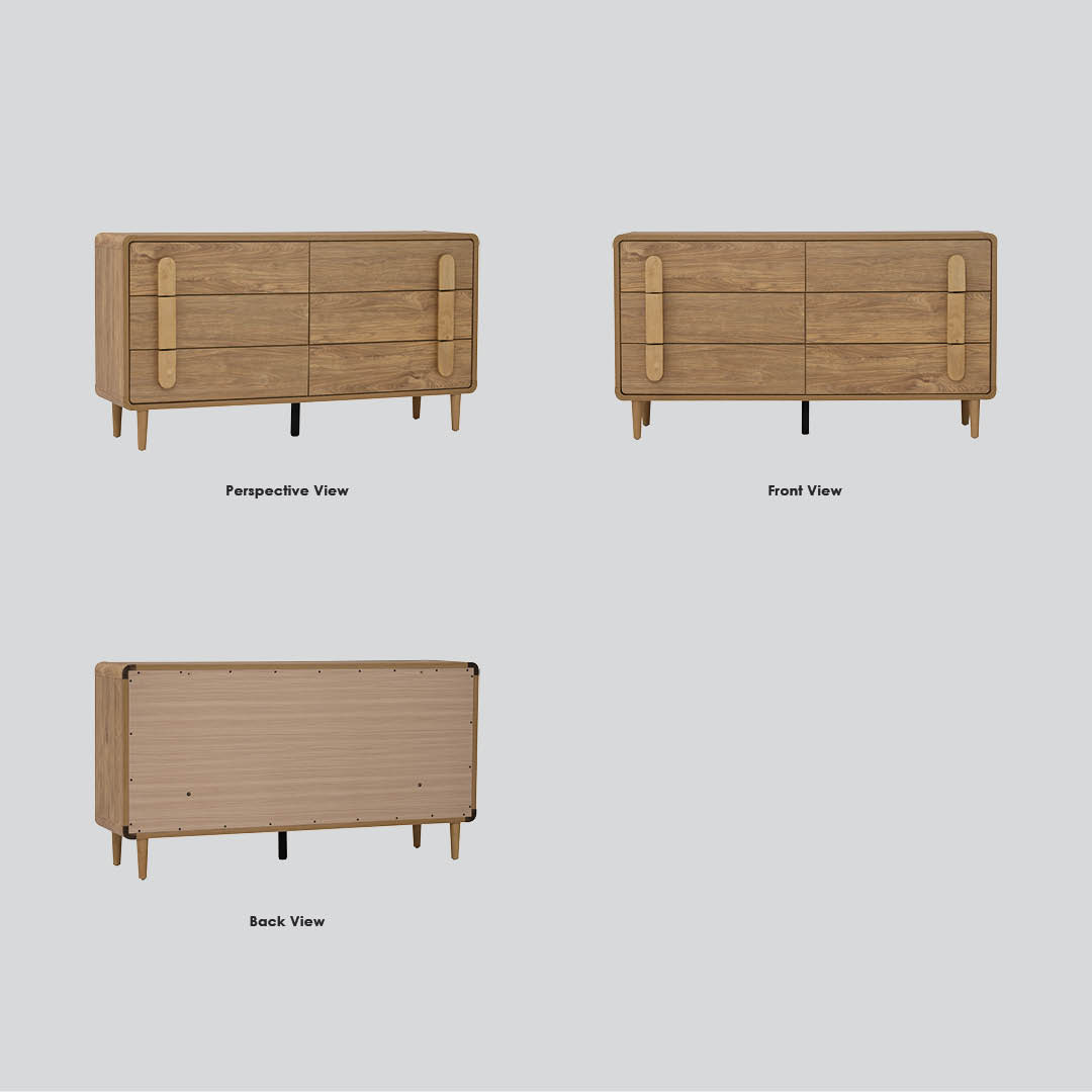 Lome 6-Drawer Dresser Lome 6-Drawer Dresser