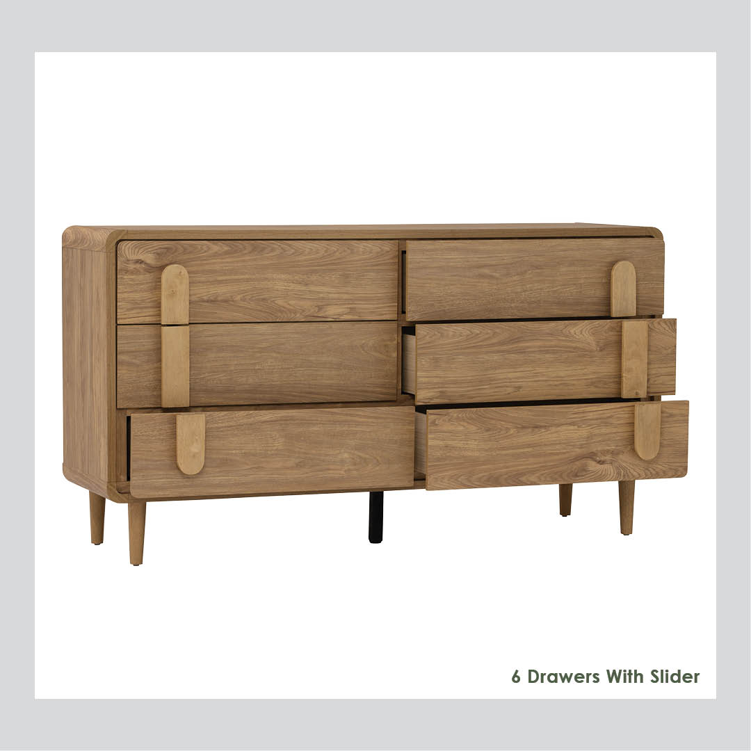 Lome 6-Drawer Dresser