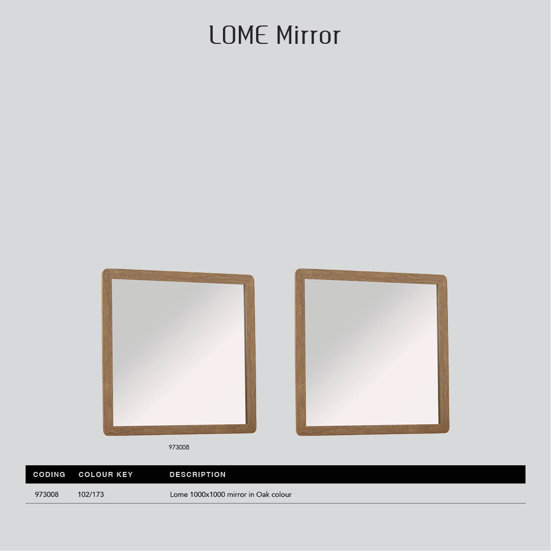 Lome Square Mirror