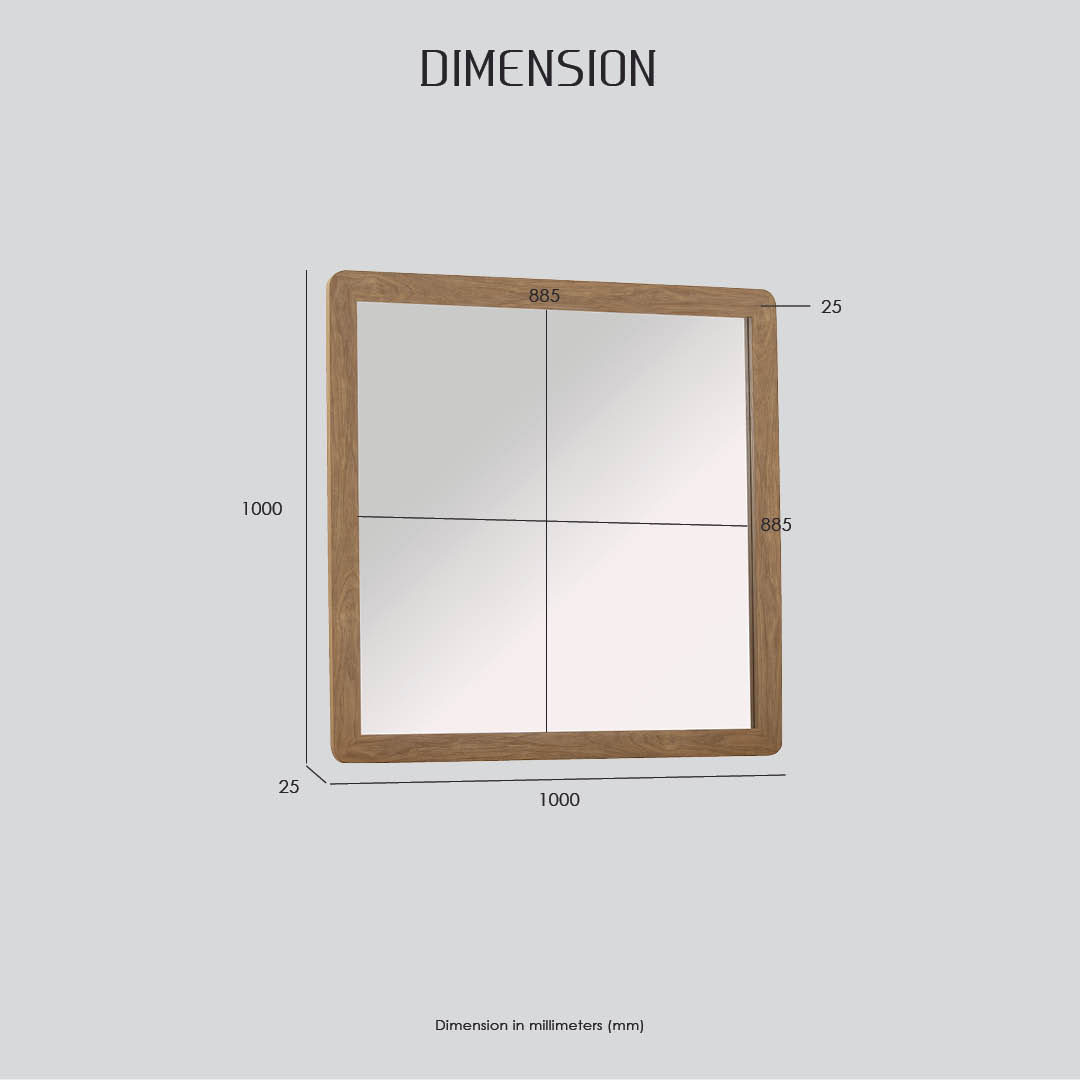 Lome Square Mirror