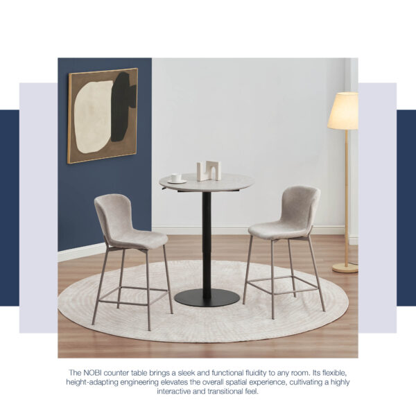 Nobi Adjustable Round Dining/Counter Table Nobi Adjustable Round Dining/Counter Table