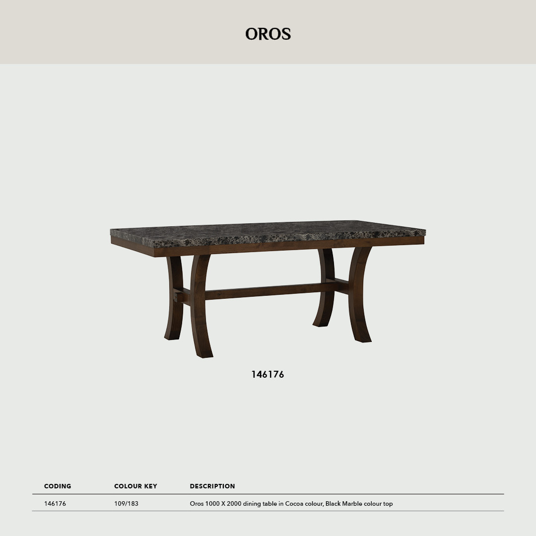 Oros Dining Table 2m Oros Dining Table 2m
