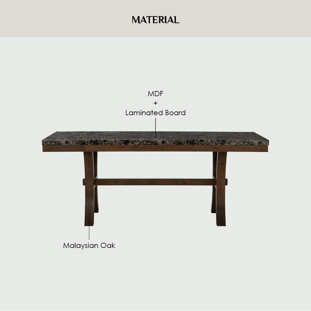 Oros Dining Table 2m Oros Dining Table 2m