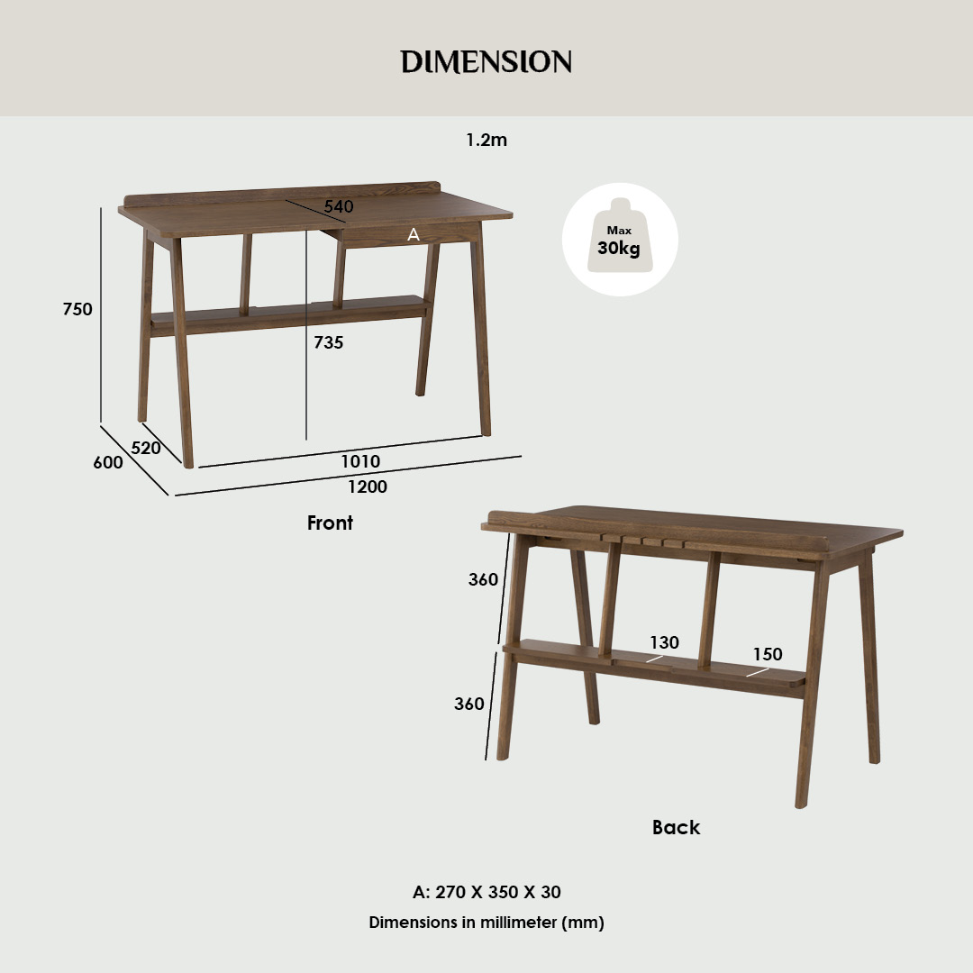 Colt Working Desk 1.4m Colt Working Desk 1.4m