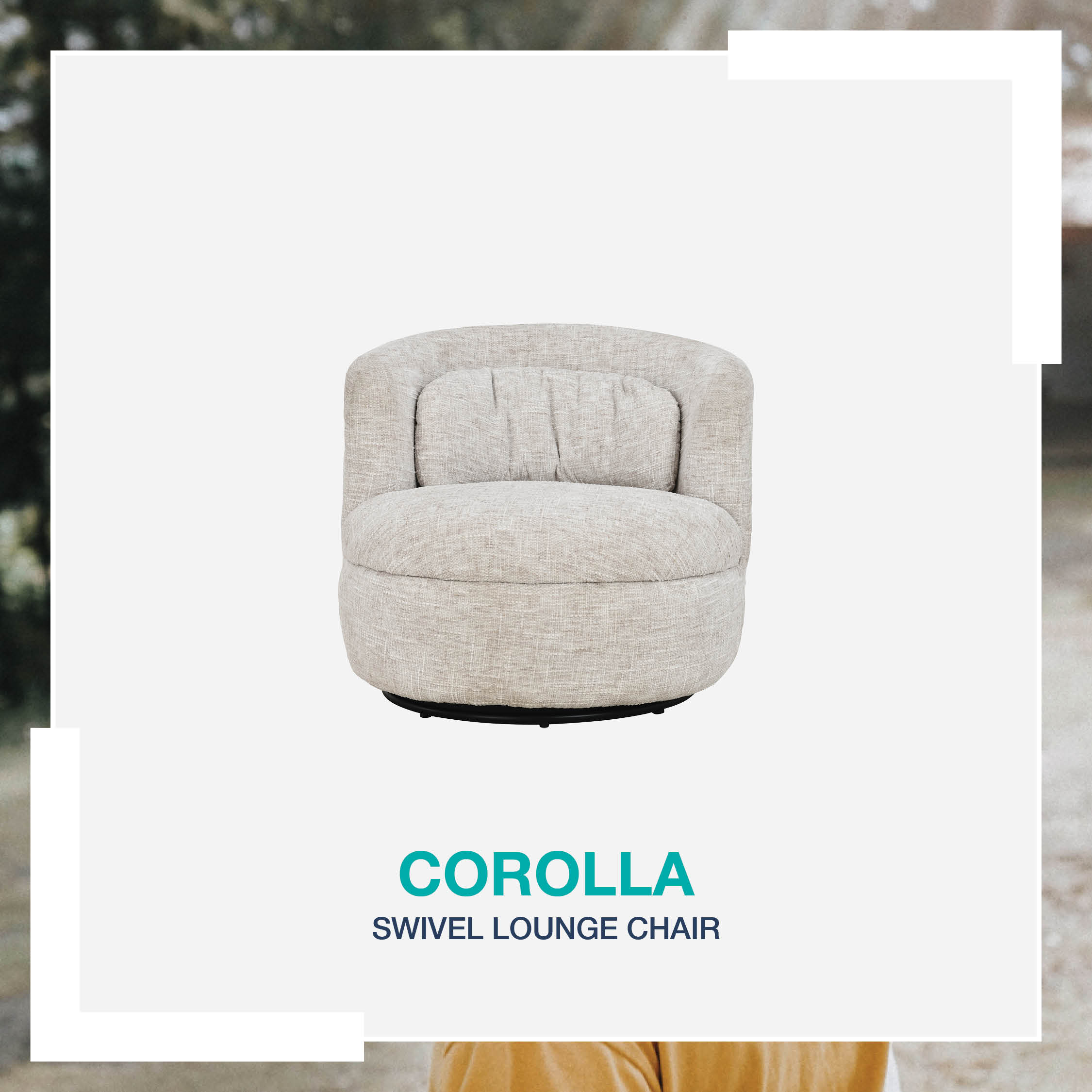 Corolla Swivel Lounge Chair Corolla Swivel Lounge Chair