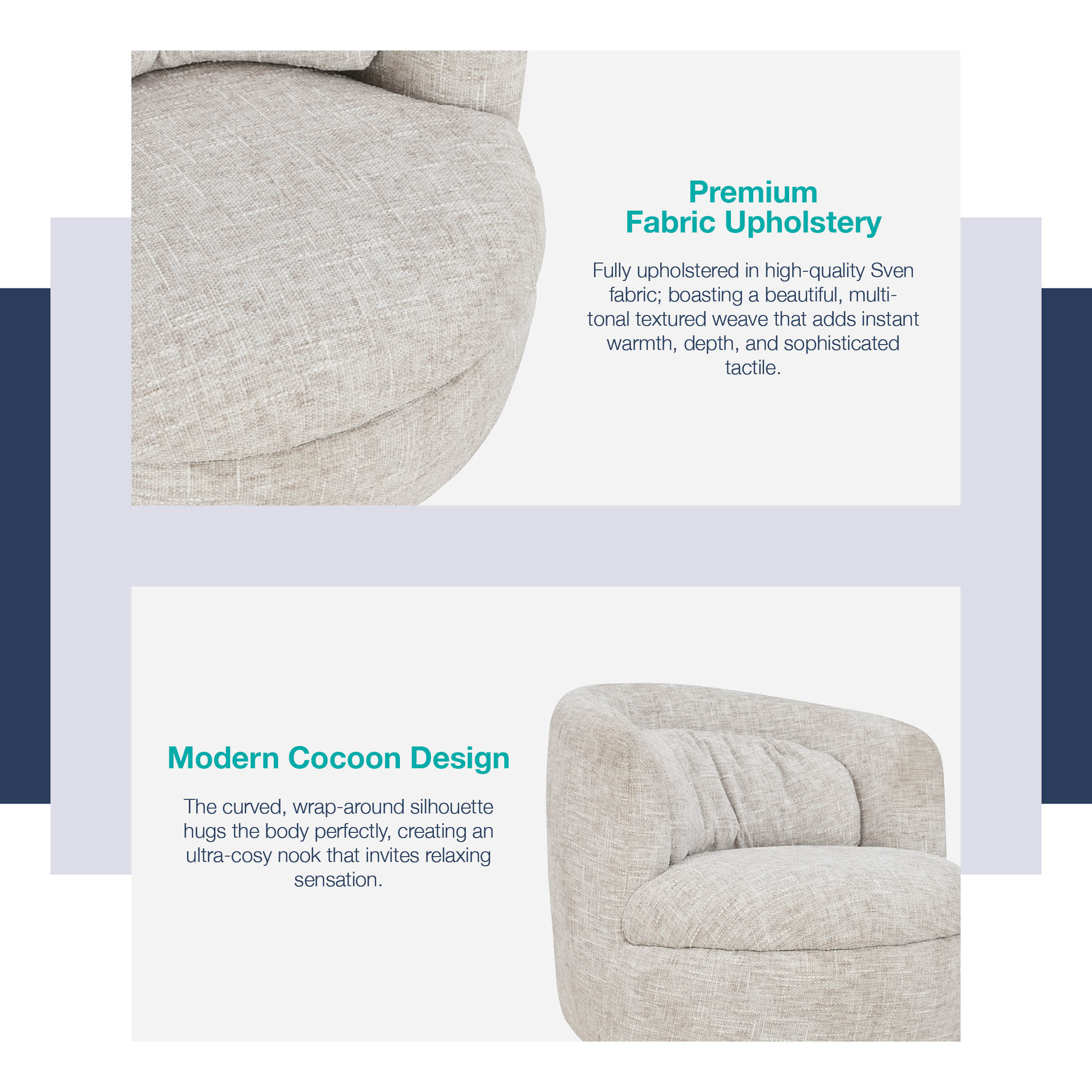Corolla Swivel Lounge Chair Corolla Swivel Lounge Chair