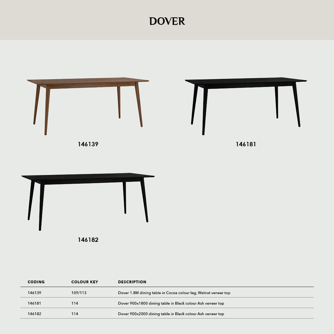 Dover Dining Table 2m Dover Dining Table 2m