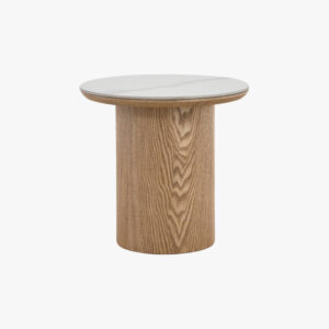 Emery II Round Side Table 0.4m - Natural
