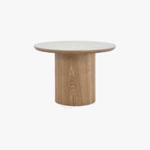 Emery II Round Side Table 0.6m - Natural