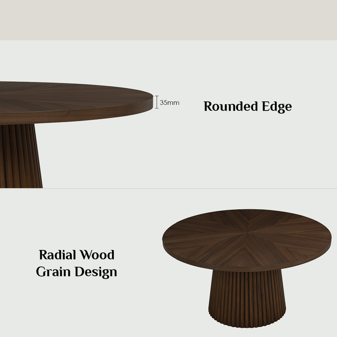 Jiku Round Dining Table 1.5m Jiku Round Dining Table 1.5m