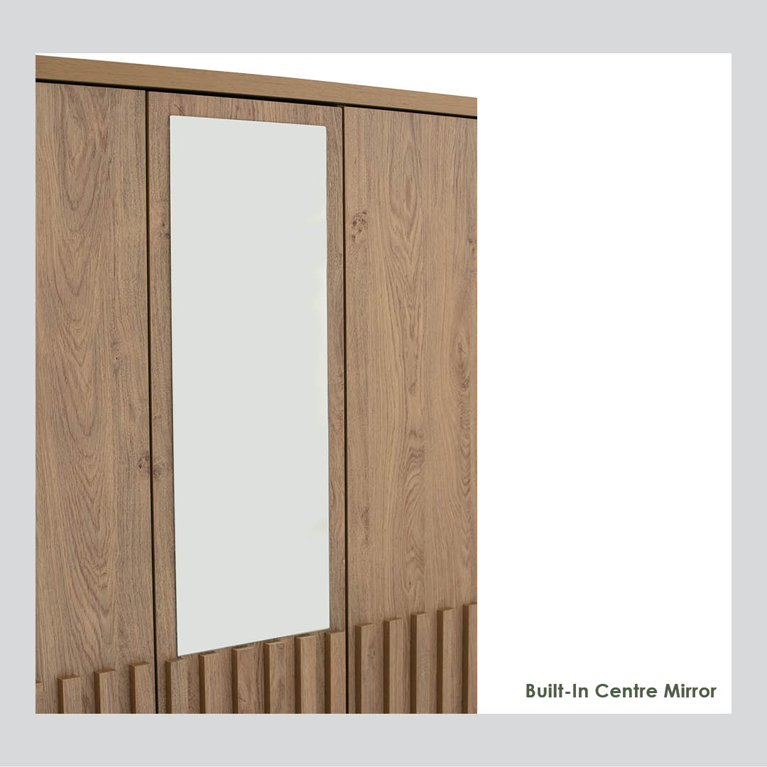 Kalmar 3 Door Wardrobe Kalmar 3 Door Wardrobe