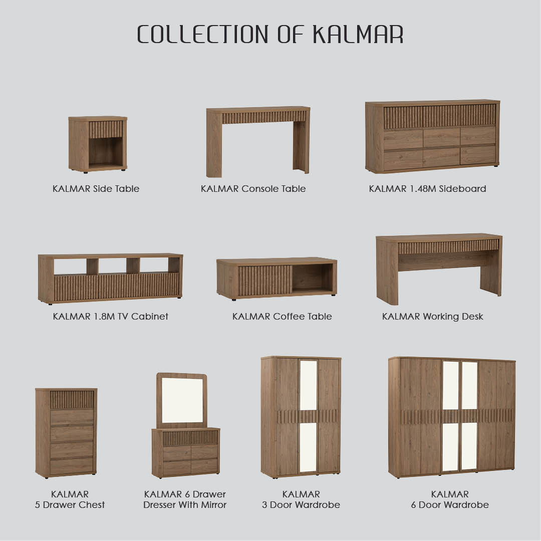 Kalmar 3 Door Wardrobe Kalmar 3 Door Wardrobe