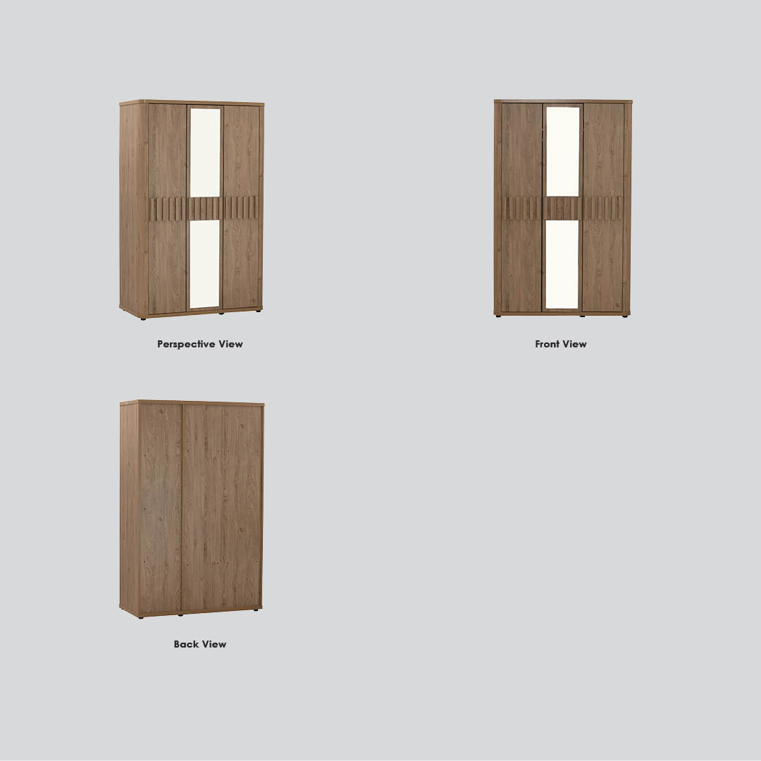 Kalmar 3 Door Wardrobe Kalmar 3 Door Wardrobe
