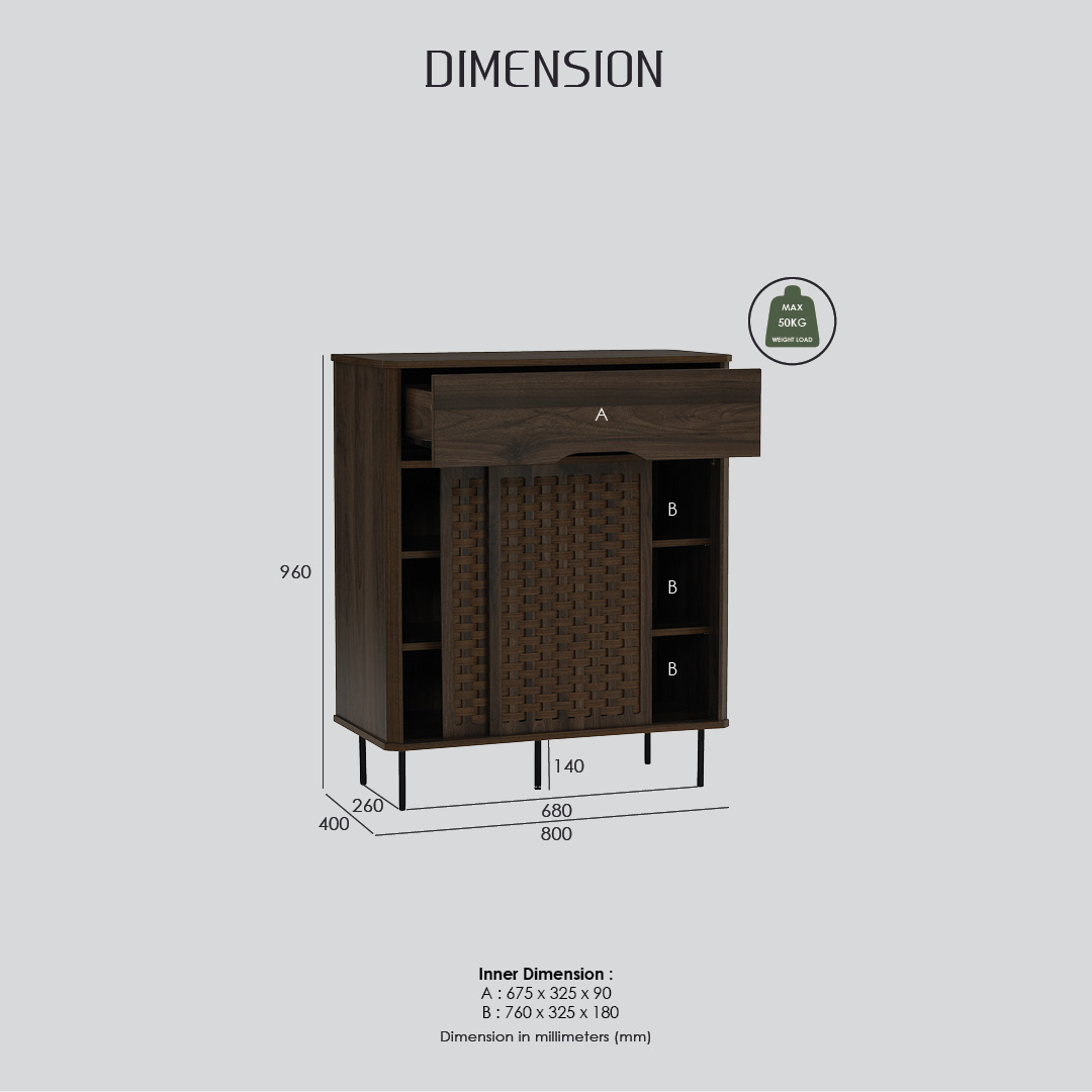 Krabi Multi Function Cabinet Krabi Multi Function Cabinet