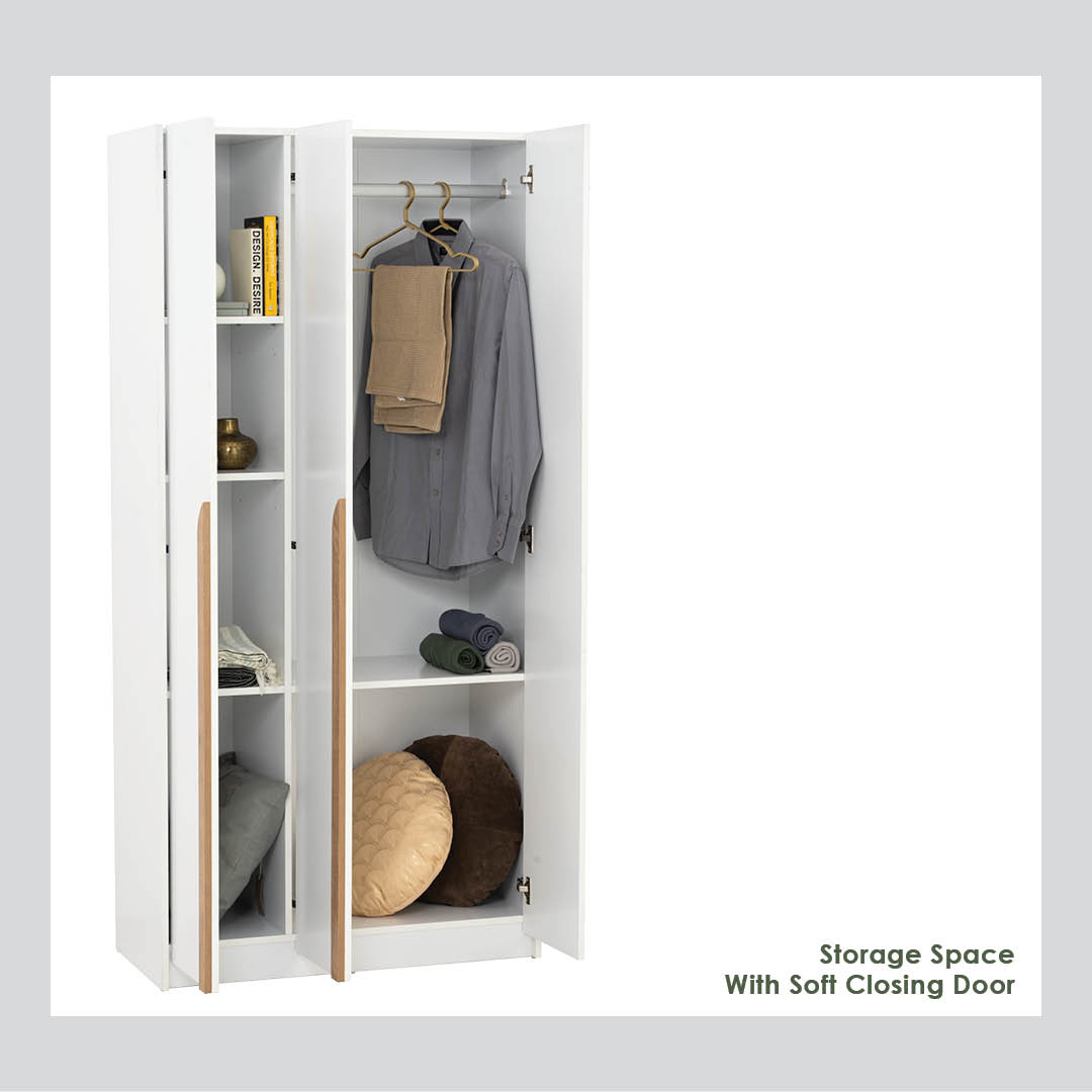 Mando 3 Door Wardrobe 1.2m Mando 3 Door Wardrobe 1.2m