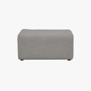 Mazel Ottoman - Fabric In Grey Colour